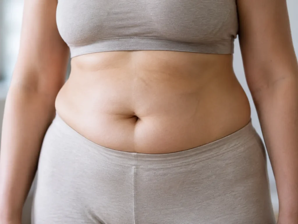 stubborn belly fat linked to low GLP-1 and GIP hormone levels in women over 35