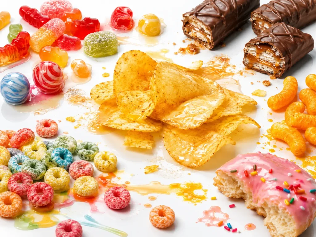 ultra-processed foods that block natural GLP-1 and GIP hormone production